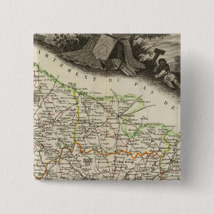 Badge Carré 5 Cm Dept De La Somme
