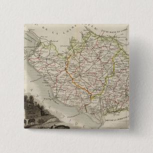 Badge Carré 5 Cm Dept De La Vendee