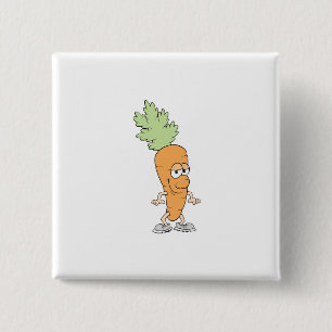 Badge Carré 5 Cm dessin humoristique