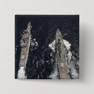 Badge Carré 5 Cm destroyer de missiles guidés USS Gridley