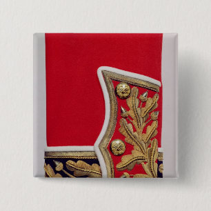 Badge Carré 5 Cm Détail de douille d'un uniforme d'armée