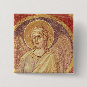 Badge Carré 5 Cm Détail d'un ange du Navicella