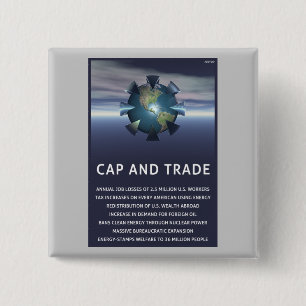 Badge Carré 5 Cm Détruits Casquettes Et Commerciaux