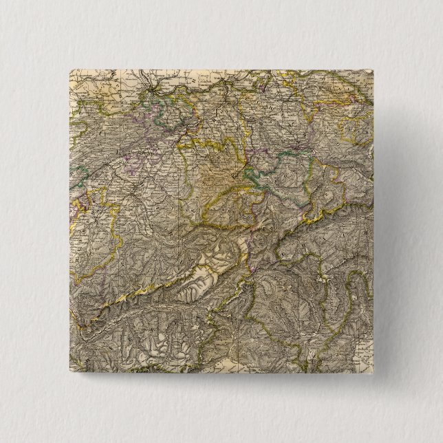 Badge Carré 5 Cm Die Schweiz (Devant)