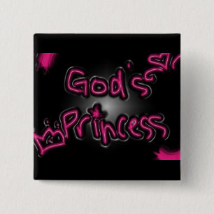 Badge Carré 5 Cm Dieux princesse