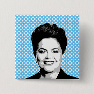 Badge Carré 5 Cm Dilma Rousseff - Dirigeante Internationale -.png