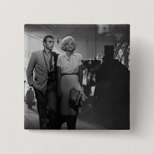 Badge Carré 5 Cm Dire adieu