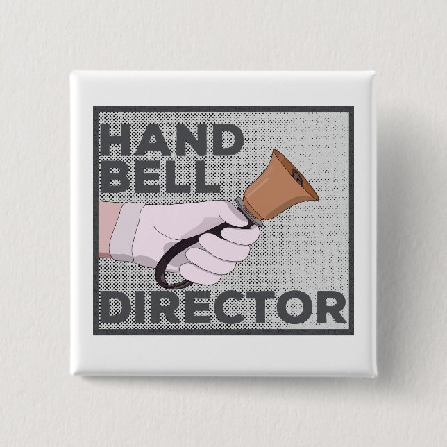 Badge Carré 5 Cm Directeur Handbells (Devant)
