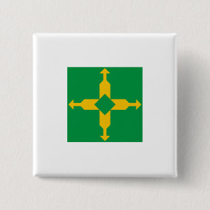 Badge Carré 5 Cm Distrito fédéral, Brésil