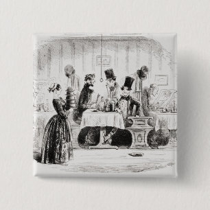 Badge Carré 5 Cm Divertissement de M. Guppy's