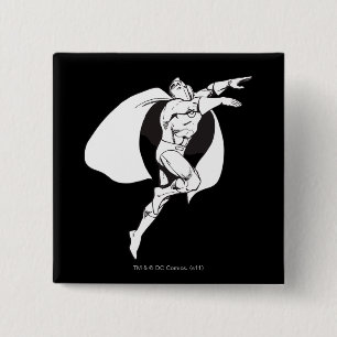 Badge Carré 5 Cm Dr. Fate Soaring Outline