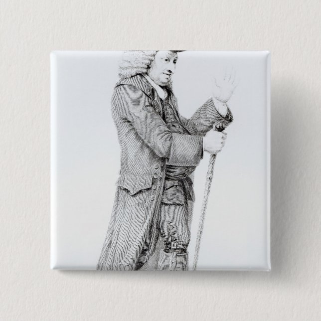 Badge Carré 5 Cm Dr. Samuel Johnson (Devant)