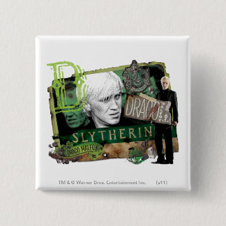 Badge Carré 5 Cm Draco Malfoy Collage 1