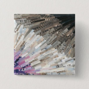 Badge Carré 5 Cm Drapeau Asexué