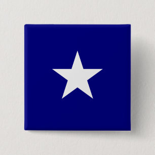 Badge Carré 5 Cm Drapeau bleu Bonnie