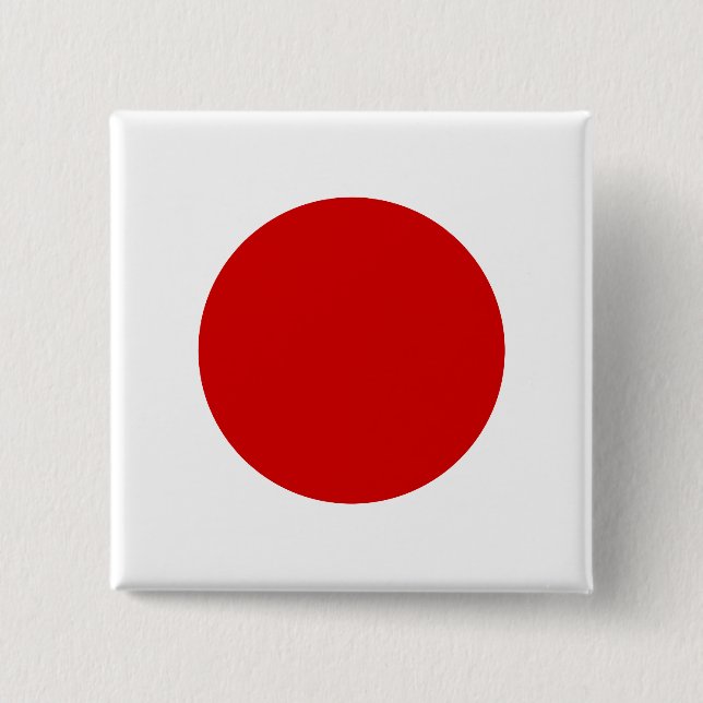 Badge Carré 5 Cm Drapeau de haute qualité du Japon (Devant)