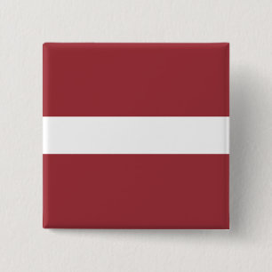 Badge Carré 5 Cm Drapeau de la Lettonie