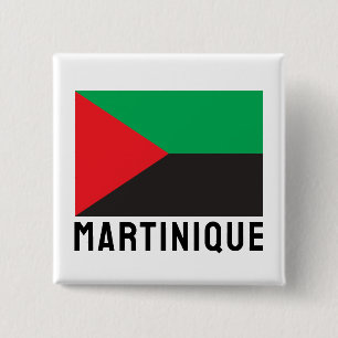 Badge Carré 5 Cm Drapeau de la Martinique (2023)
