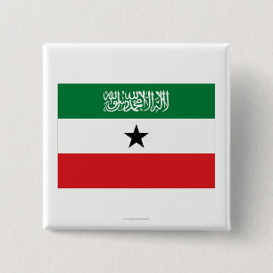 Badge Carré 5 Cm Drapeau de Somaliland