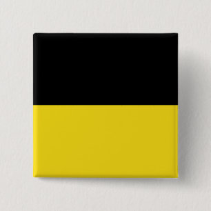 Badge Carré 5 Cm Drapeau du Bade-Wurtemberg (État allemand)