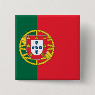 Badge Carré 5 Cm Drapeau du Portugal