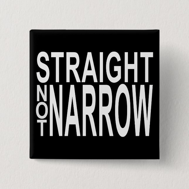 Badge Carré 5 Cm droit non étroit (Devant)
