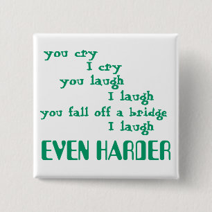 Badge Carré 5 Cm drôle