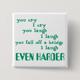 Badge Carré 5 Cm drôle