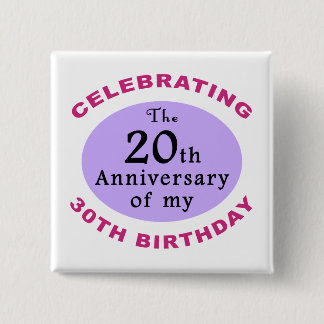 Badge Carré 5 Cm Drôle 50e anniversaire Gag Cadeaux