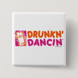 Badge Carré 5 Cm Drunkn-Dancin - customisé