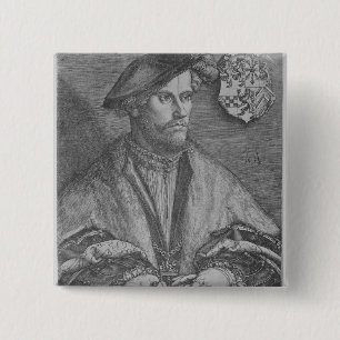 Badge Carré 5 Cm Duc Wilhelm V de Cleve, 1540