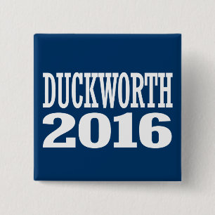 Badge Carré 5 Cm Duckworth - Tammy Duckworth 2016