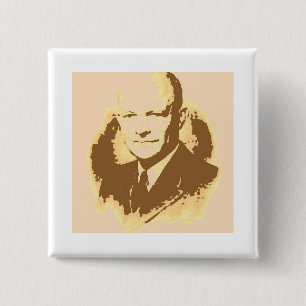 Badge Carré 5 Cm Dwight D Eisenhower