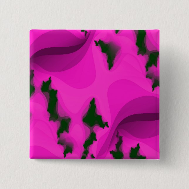 BADGE CARRÉ 5 CM EAU ABSTRAITE (Devant)