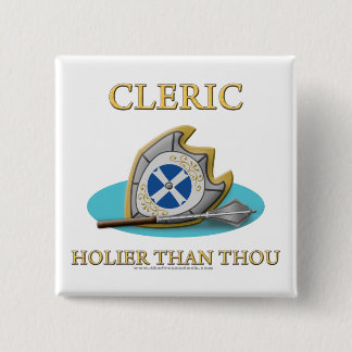 Badge Carré 5 Cm Ecclésiastique : Plus saint que le mille