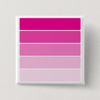 Badge Carré 5 Cm Échantillons de peinture rose vif