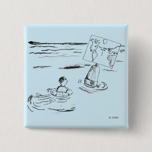 Badge Carré 5 Cm Échoué