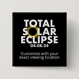 Badge Carré 5 Cm Eclipse personnalisable 2024