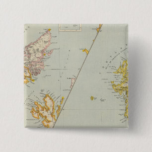 Badge Carré 5 Cm Écosse 16