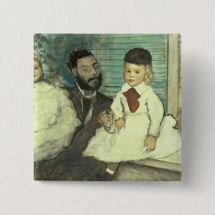 Badge Carré 5 Cm Edgar Degas   Comte Le Pic et ses fils
