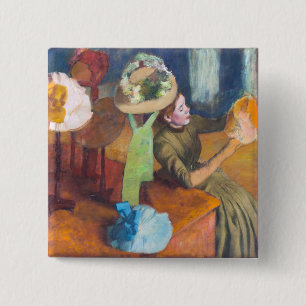 Badge Carré 5 Cm Edgar Degas - La boutique de chapeaux