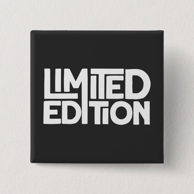 Badge Carré 5 Cm Edition limitée (Devant)