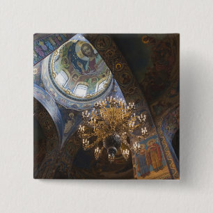 Badge Carré 5 Cm Église du Sauveur-sur-le-Sang-Versé