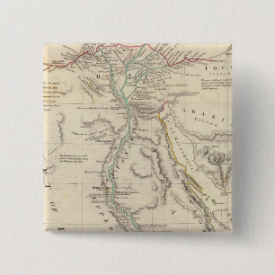 Badge Carré 5 Cm Égypte antique