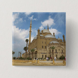 Badge Carré 5 Cm Egypte, Caire, Citadelle, Mosquée Mohammed Ali 2