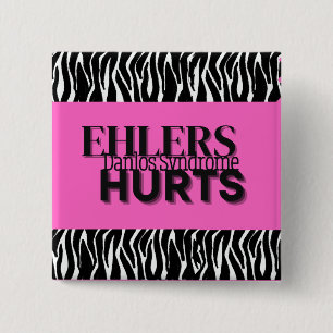 Badge Carré 5 Cm Ehlers fait mal
