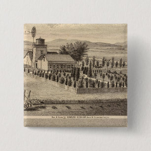 Badge Carré 5 Cm Eichler, Résidences de Meyer