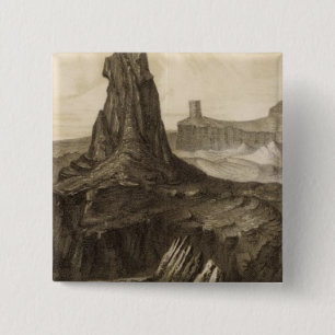 Badge Carré 5 Cm El Vado de Los Padres, Colorado