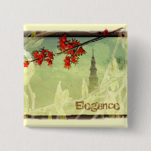 Badge Carré 5 Cm Élégance