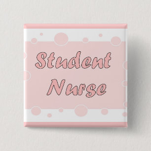 Badge Carré 5 Cm Élève-infirmière